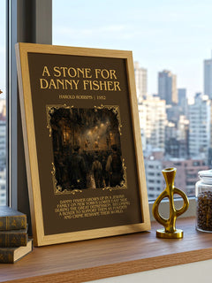 A Stone For Danny Fisher Minimalist Book Poster by Harold Robbins – image 3