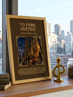 79 Park Avenue Minimalist Book Poster by Harold Robbins – image 3