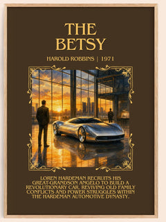 The Betsy Minimalist Book Poster by Harold Robbins – image 1