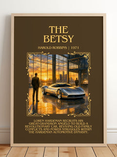 The Betsy Minimalist Book Poster by Harold Robbins – image 2