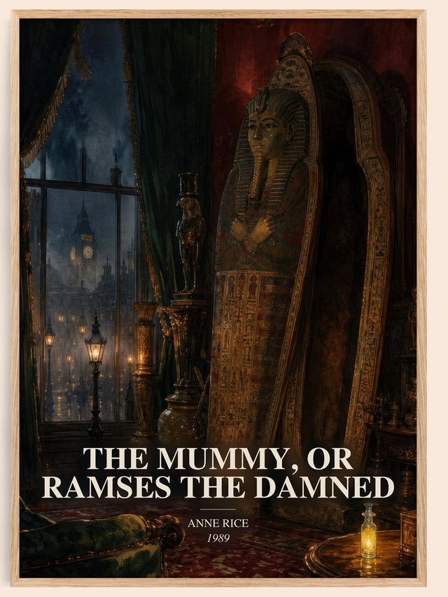 Mummy, Or Ramses The Damned Book Watercolour Illustration by Anne Rice