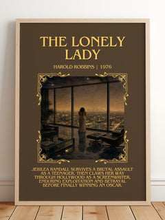 The Lonely Lady Minimalist Book Poster by Harold Robbins – image 2