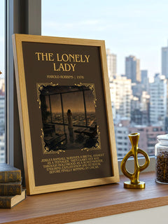 The Lonely Lady Minimalist Book Poster by Harold Robbins – image 3