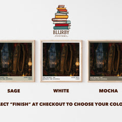 The Mummy, Or Ramses The Damned literary print framed by window – literary home decor