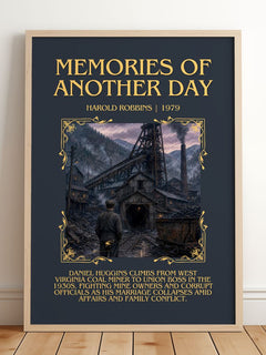 Memories Of Another Day Minimalist Book Poster by Harold Robbins – image 2