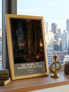 The Mummy, Or Ramses The Damned book cover poster colour and style options – Anne Rice book art
