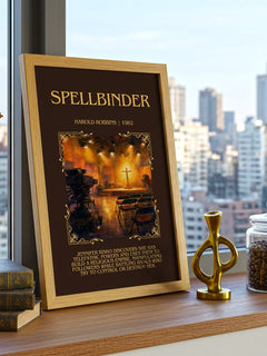 Spellbinder Minimalist Book Poster by Harold Robbins – image 3