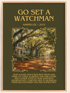 Go Set A Watchman Minimalist Book Poster by Harper Lee – image 1