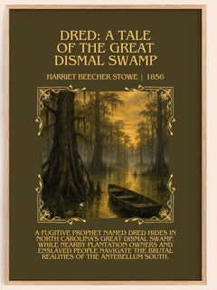 Dred: A Tale Of The Great Dismal Swamp Minimalist Book Poster – H. – image 1