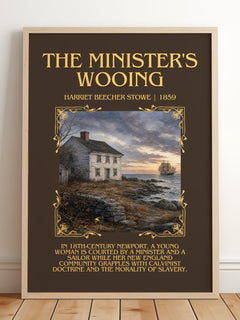 The Minister'S Wooing Minimalist Book Poster by Harriet Beecher Stowe – image 2