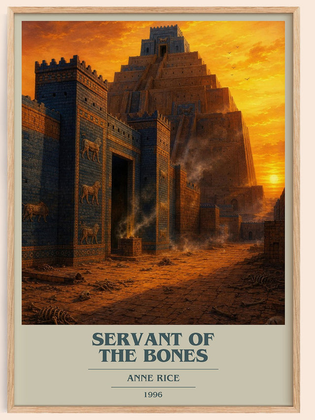 Servant Of The Bones Book Cover Poster by Anne Rice