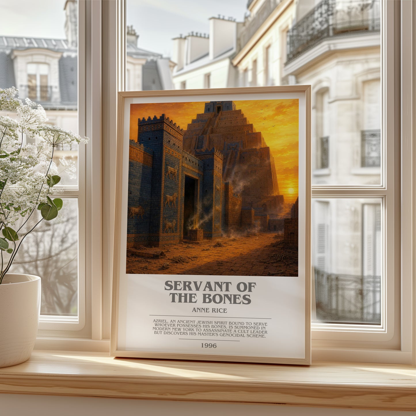 Servant Of The Bones bookish poster colour and style options – Anne Rice book art