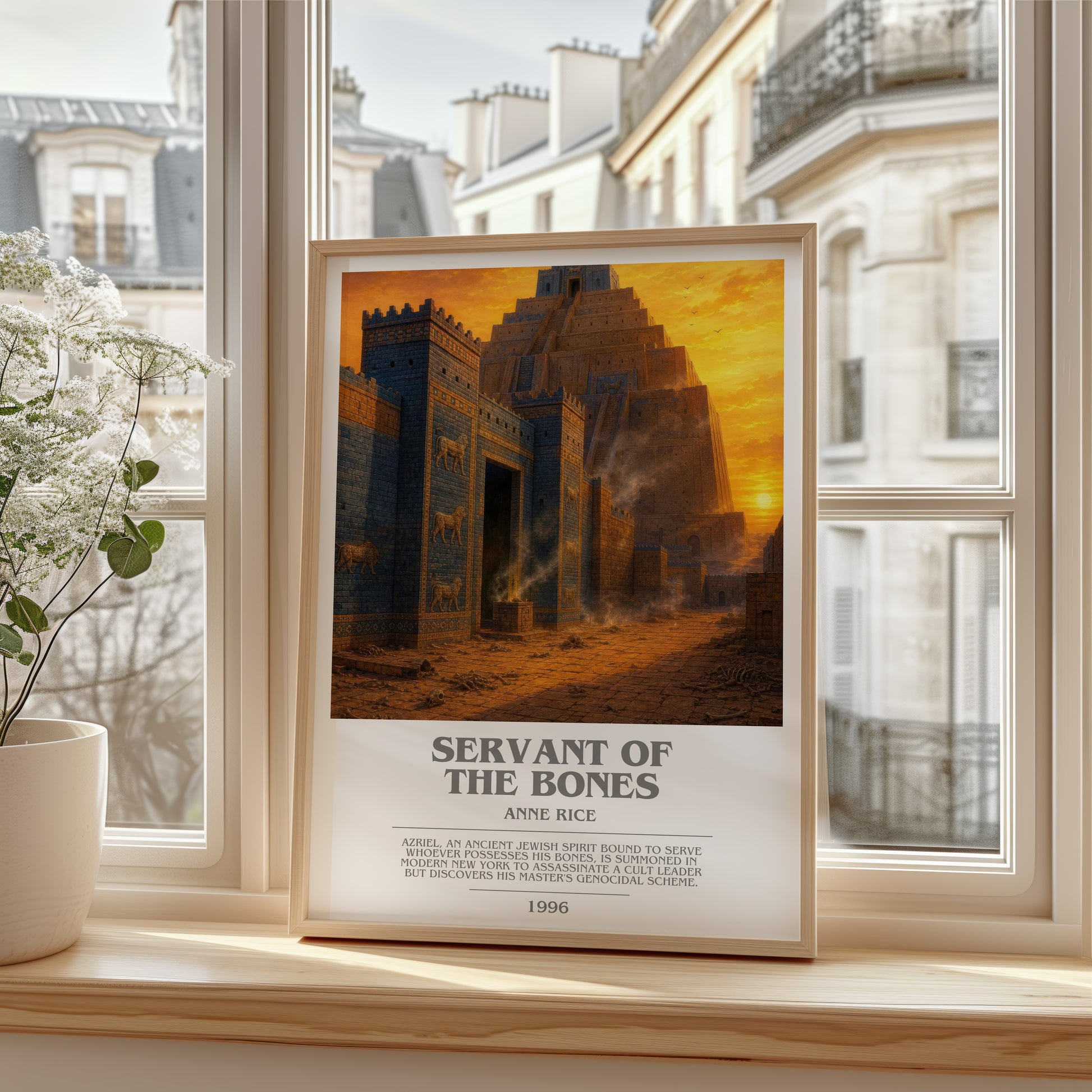 Servant Of The Bones bookish poster colour and style options – Anne Rice book art