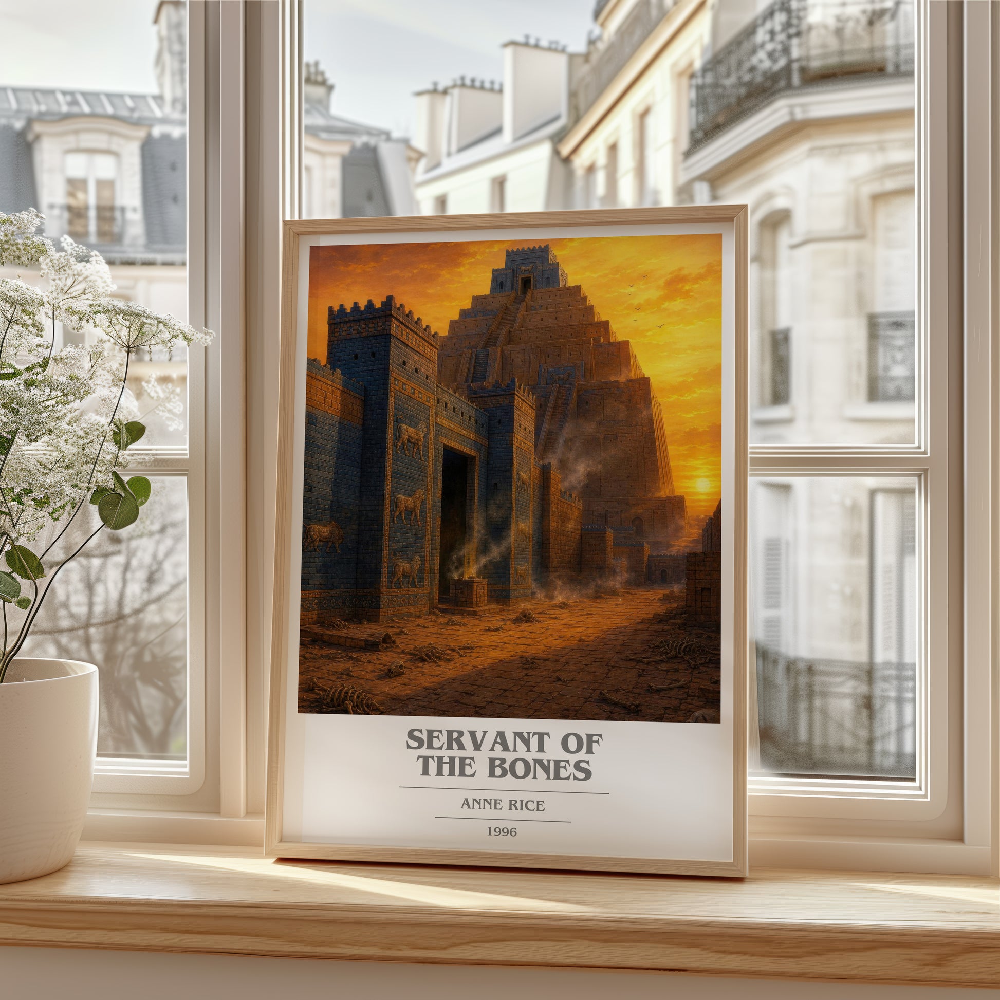 Servant Of The Bones book cover poster colour and style options – Anne Rice book art