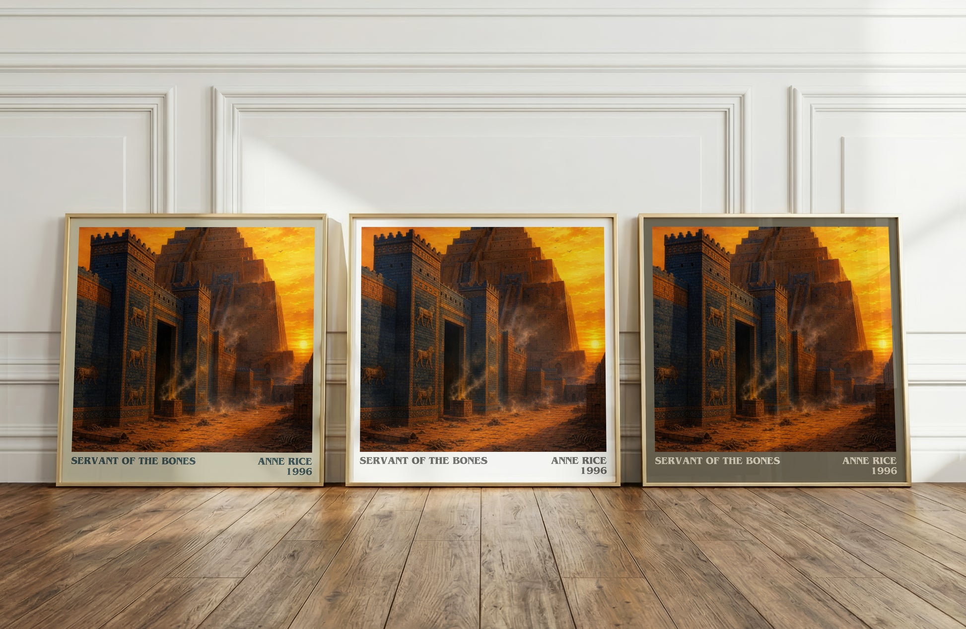 Servant Of The Bones literary art print colour and style options – Anne Rice book art