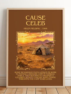 Cause Celeb Minimalist Book Poster by Helen Fielding – image 2