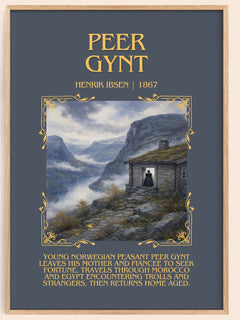Peer Gynt Minimalist Book Poster by Henrik Ibsen – image 1