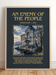 An Enemy Of The People Minimalist Book Poster by Henrik Ibsen – image 2