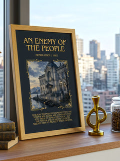 An Enemy Of The People Minimalist Book Poster by Henrik Ibsen – image 3