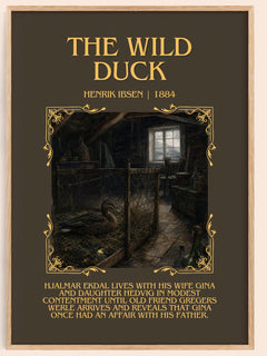 The Wild Duck Minimalist Book Poster by Henrik Ibsen – image 1
