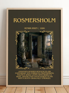Rosmersholm Minimalist Book Poster by Henrik Ibsen – image 2