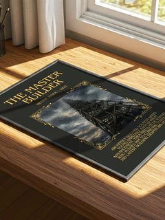 The Master Builder Minimalist Book Poster by Henrik Ibsen – image 4