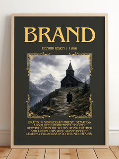 Brand Minimalist Book Poster by Henrik Ibsen – image 2