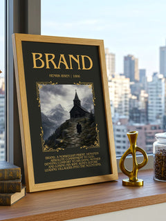 Brand Minimalist Book Poster by Henrik Ibsen – image 3