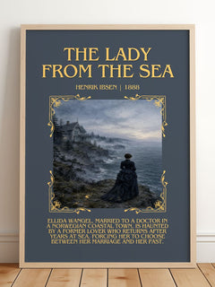 The Lady From The Sea Minimalist Book Poster by Henrik Ibsen – image 2