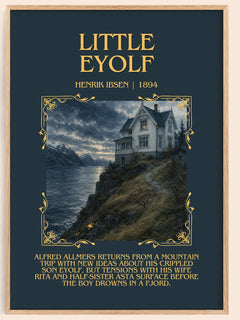 Little Eyolf Minimalist Book Poster by Henrik Ibsen – image 1