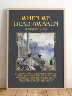 When We Dead Awaken Minimalist Book Poster by Henrik Ibsen – image 2