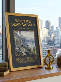 When We Dead Awaken Minimalist Book Poster by Henrik Ibsen – image 3