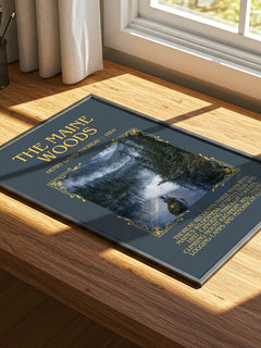The Maine Woods Minimalist Book Poster by Henry David Thoreau – image 4