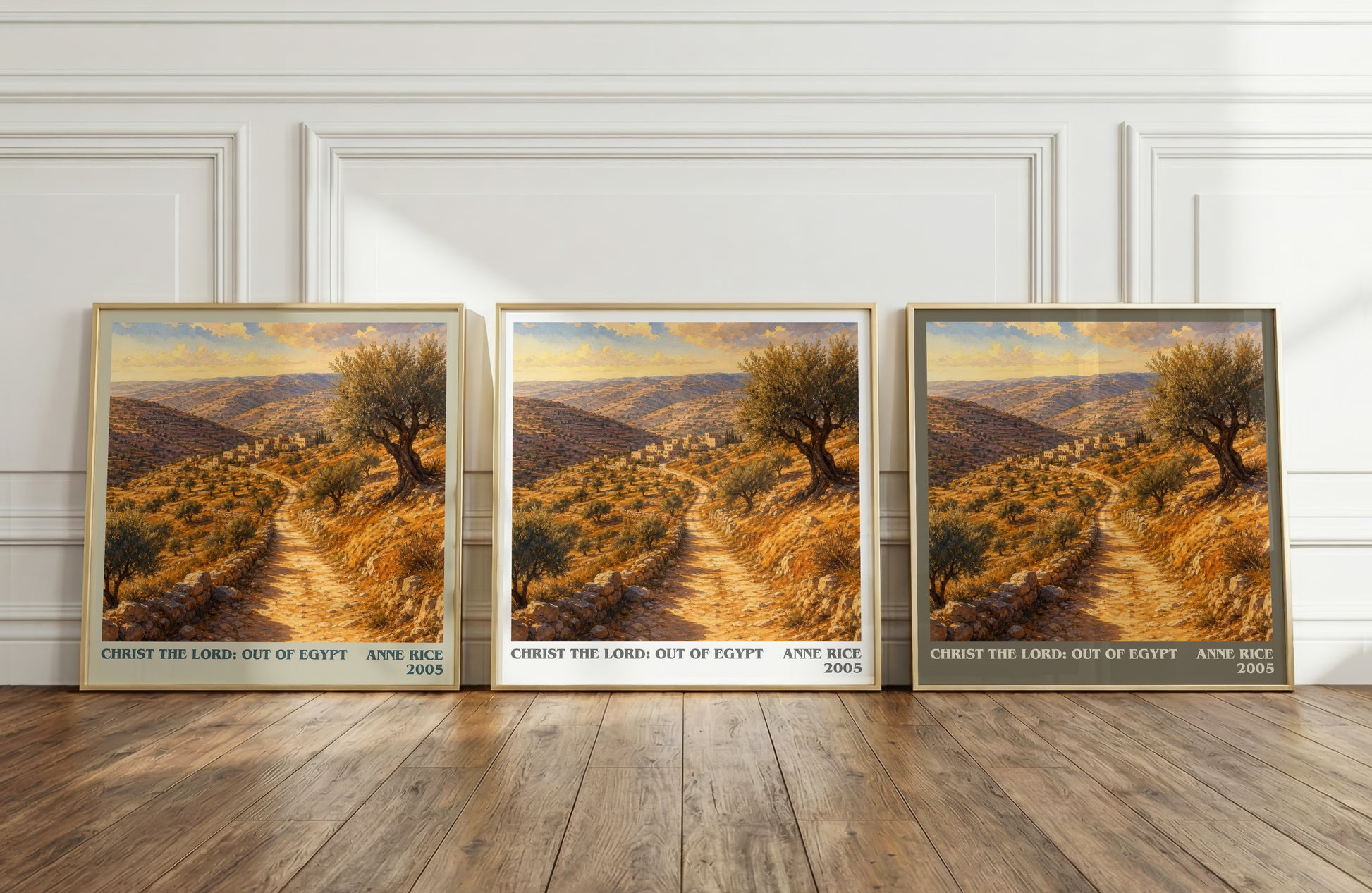 Christ The Lord: Out Of Egypt literary art print colour and style options – Anne Rice book art