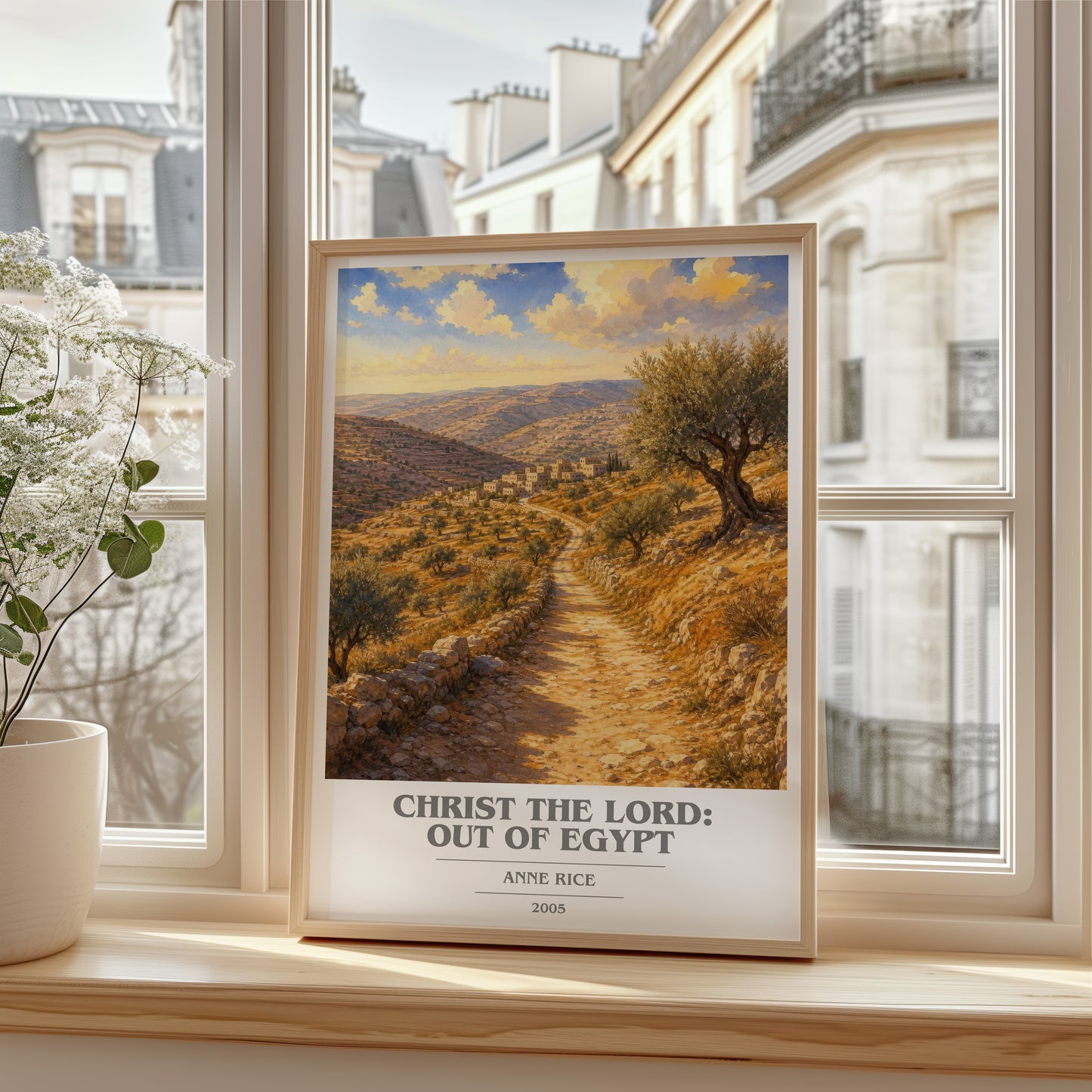 Christ The Lord: Out Of Egypt book cover poster colour and style options – Anne Rice book art