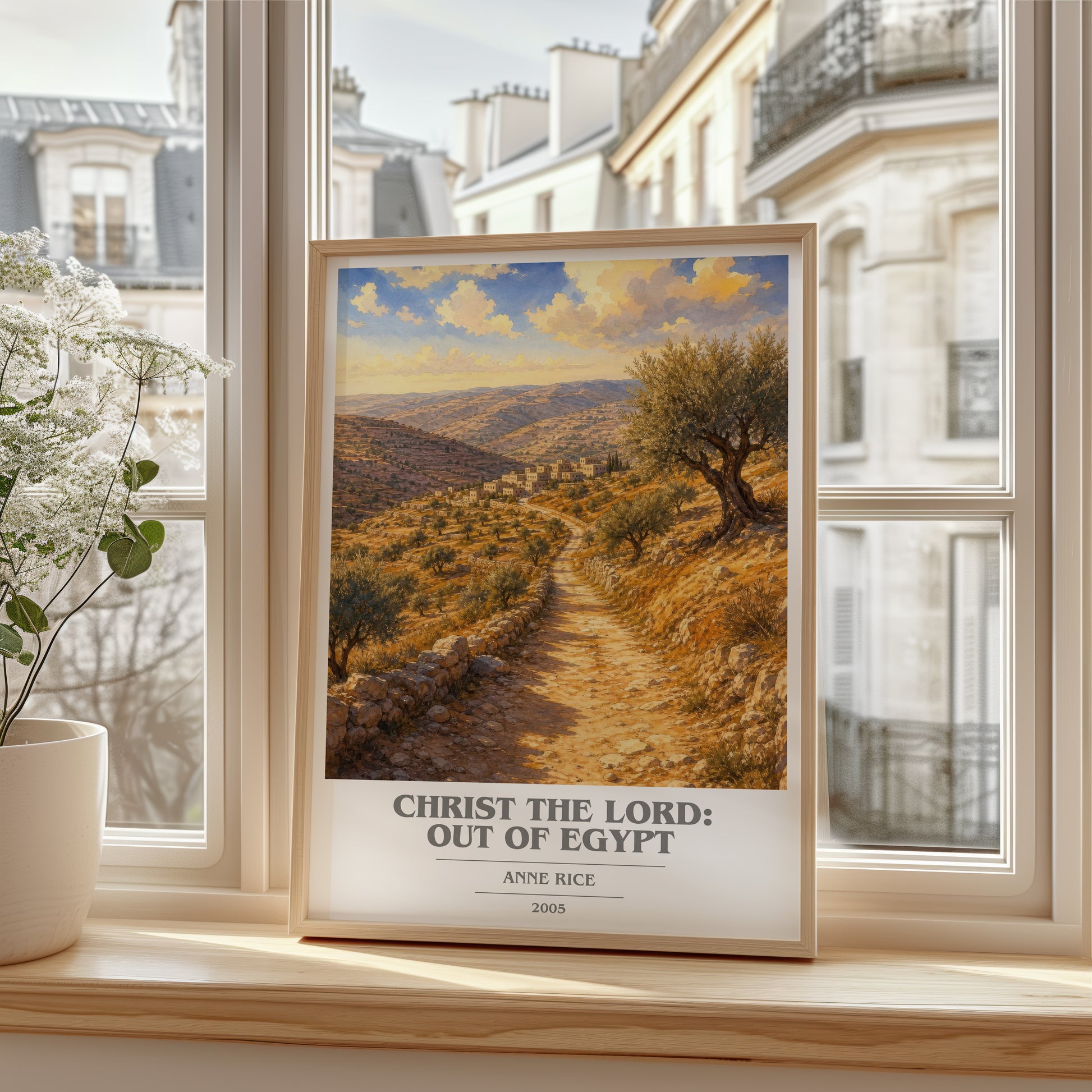 Christ The Lord: Out Of Egypt book cover poster colour and style options – Anne Rice book art