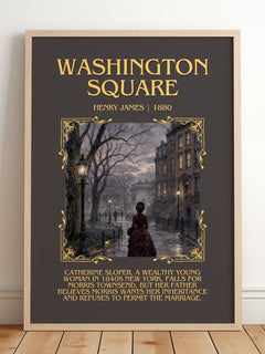 Washington Square Minimalist Book Poster by Henry James – image 2