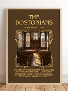 The Bostonians Minimalist Book Poster by Henry James – image 2