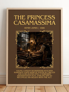 The Princess Casamassima Minimalist Book Poster by Henry James – image 2