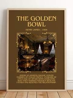 The Golden Bowl Minimalist Book Poster by Henry James – image 2