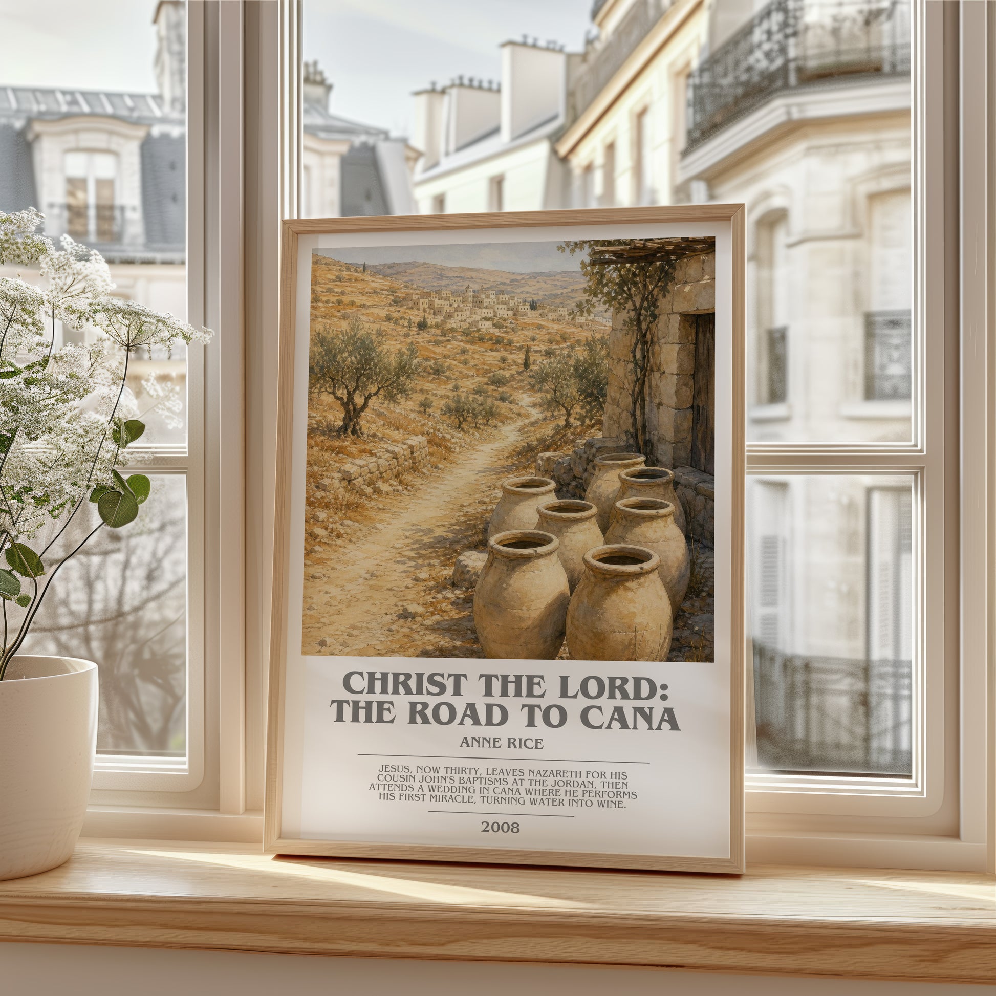 Christ The Lord: The Road To Cana bookish poster colour and style options – Anne Rice book art