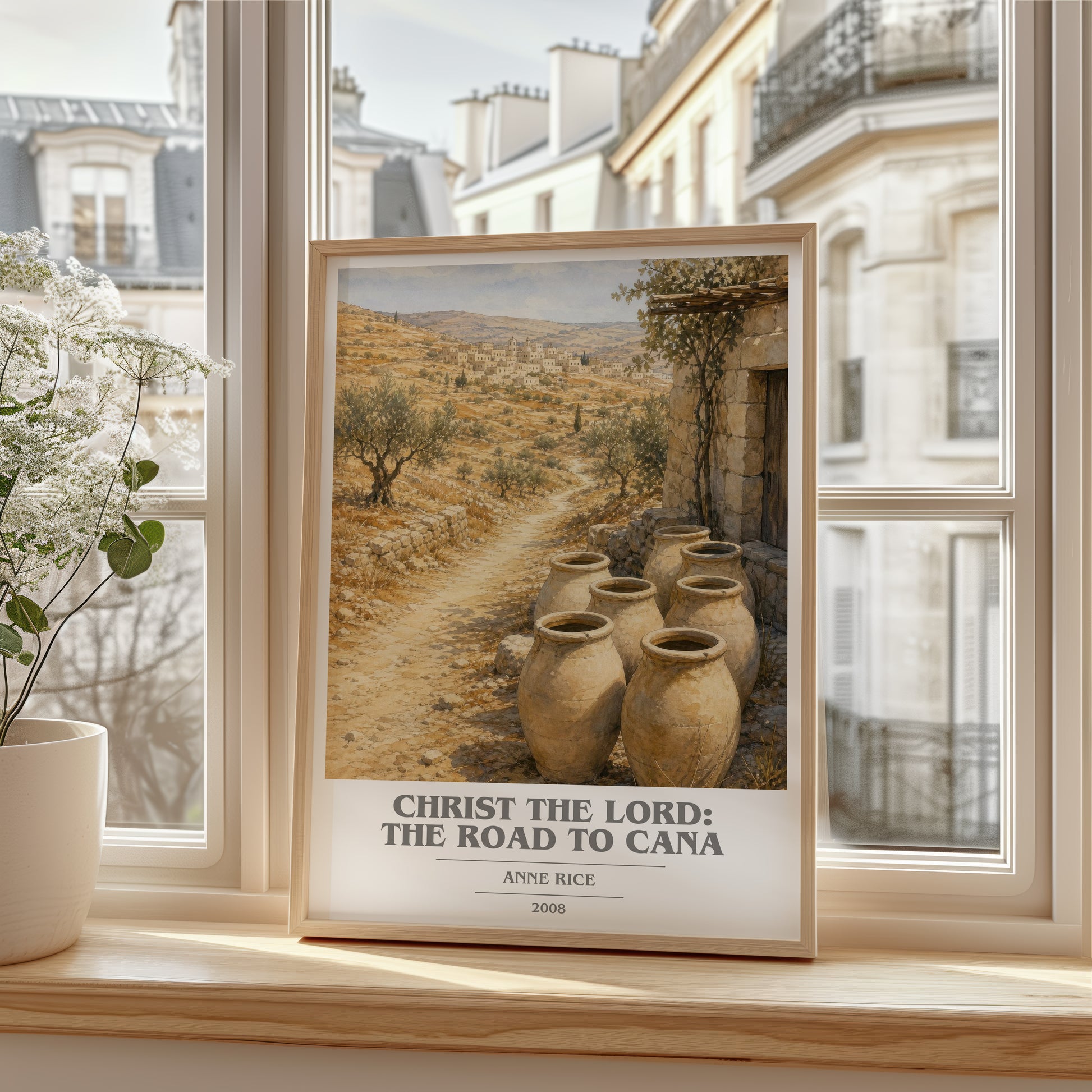Christ The Lord: The Road To Cana book cover poster colour and style options – Anne Rice book art