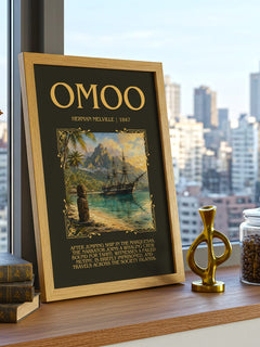 Omoo Minimalist Book Poster by Herman Melville – image 3