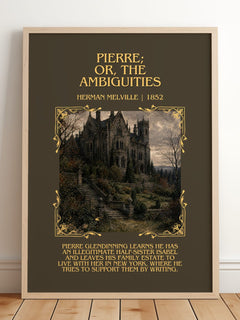 Pierre; Or, The Ambiguities Minimalist Book Poster by Herman Melville – image 2