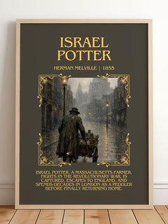 Israel Potter Minimalist Book Poster by Herman Melville – image 2