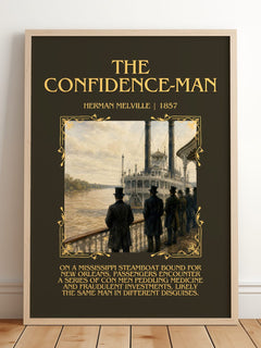 The Confidence-Man Minimalist Book Poster by Herman Melville – image 2
