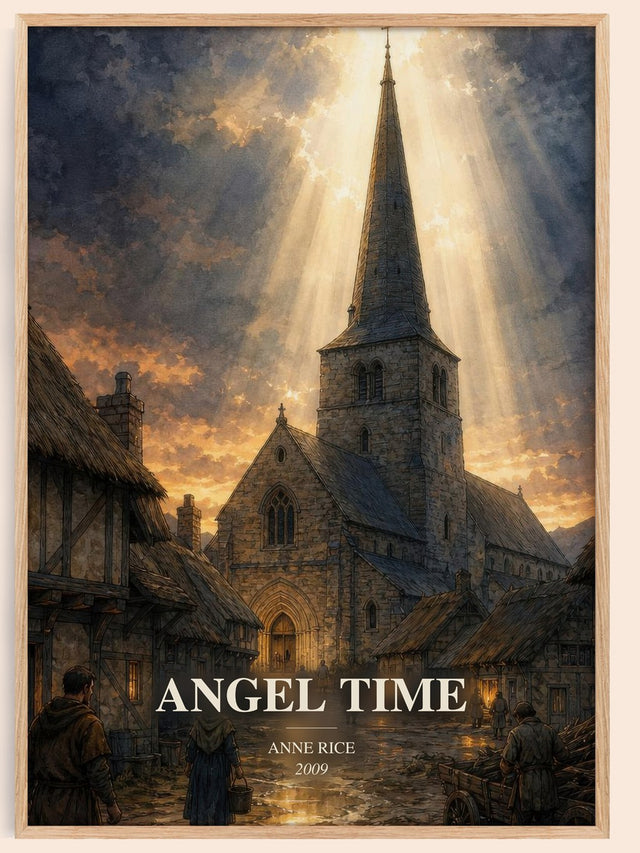 Angel Time Book Watercolour Illustration by Anne Rice