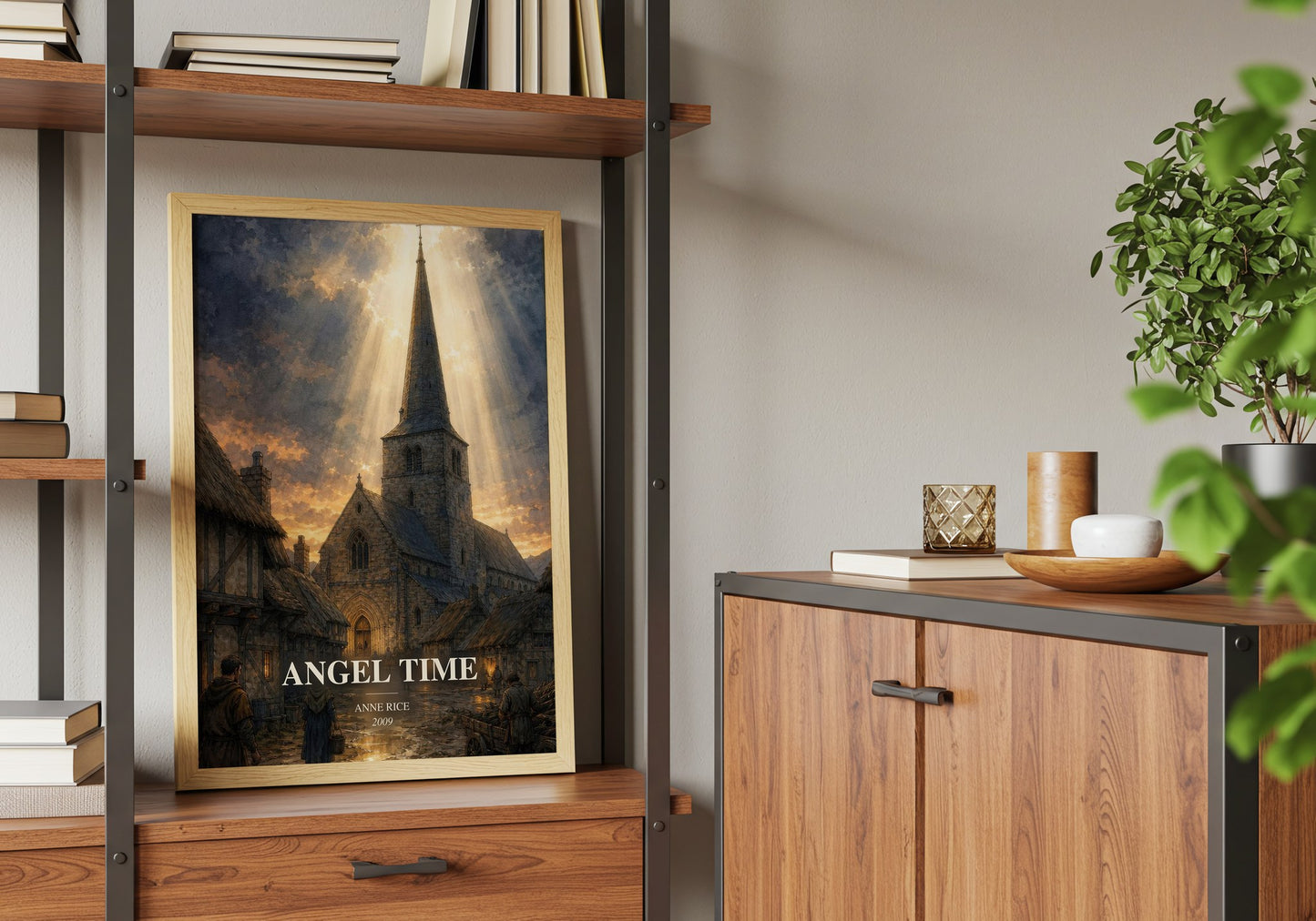 Angel Time book watercolour illustration paper finish options – matte satin gloss