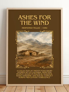 Ashes For The Wind Minimalist Book Poster by Hernando Téllez – image 2