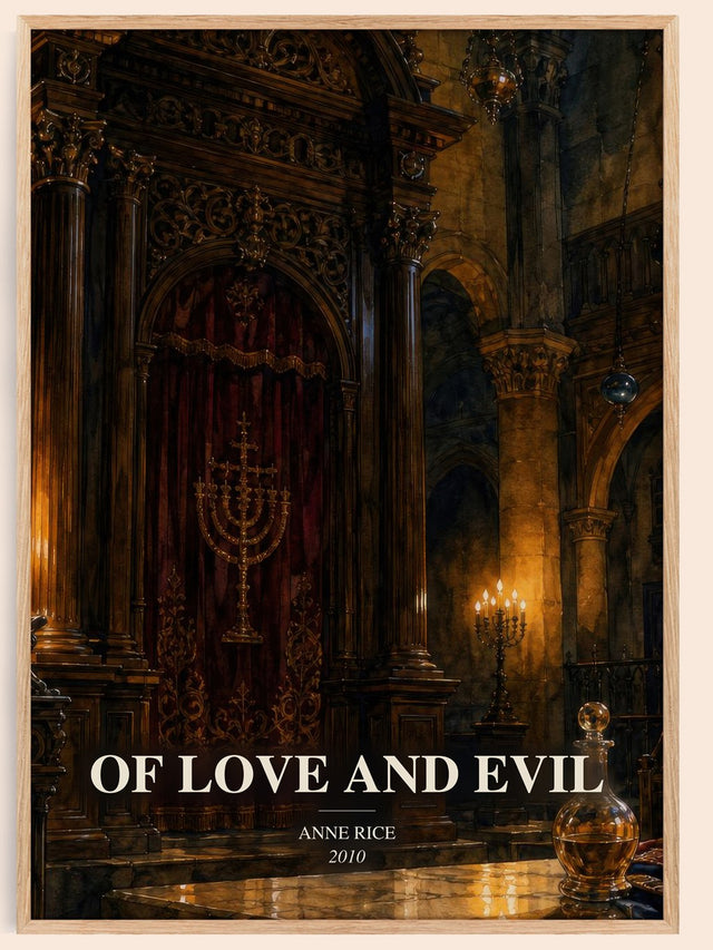 Of Love And Evil Book Watercolour Illustration by Anne Rice